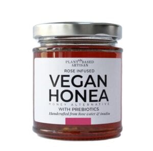 Rose infused vegan 'honea' honey